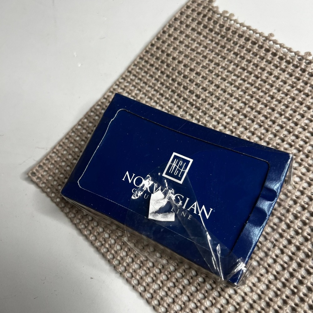 Norwegian Cruise Line NCL Playing Cards Sealed Souvenir Deck Blue Box